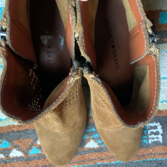 NWT Lucky Brand Ramses Suede Booties | Sz. 7 - Picture 8 of 8